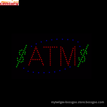 custom wholesale china factory price ATM animated led sign
